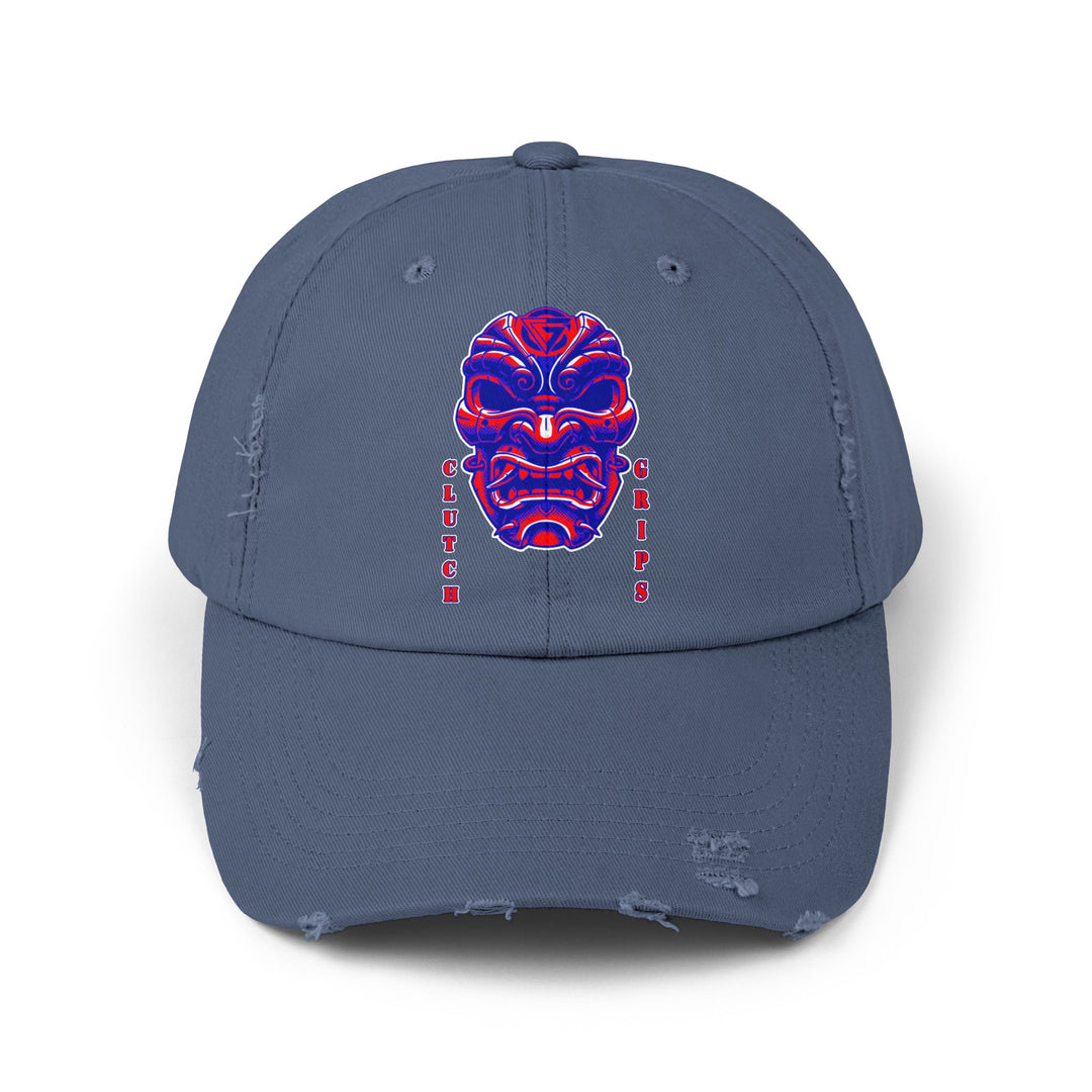 CG SAMURAI MASK RED BLUE CAP