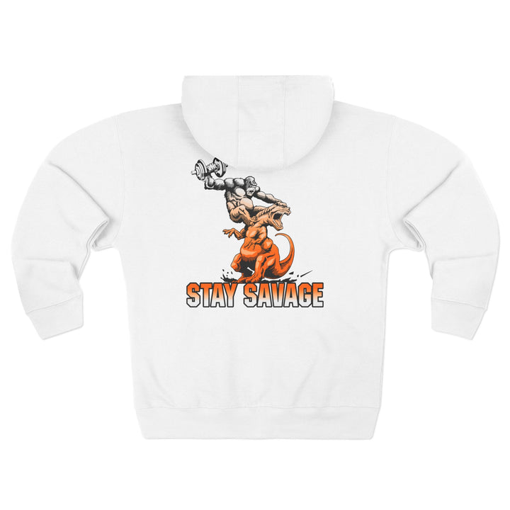 CG APE VS ZILLA 2ND FIGHT ORANGE WHITE FADE /STAY SAVAGE ZIP UP