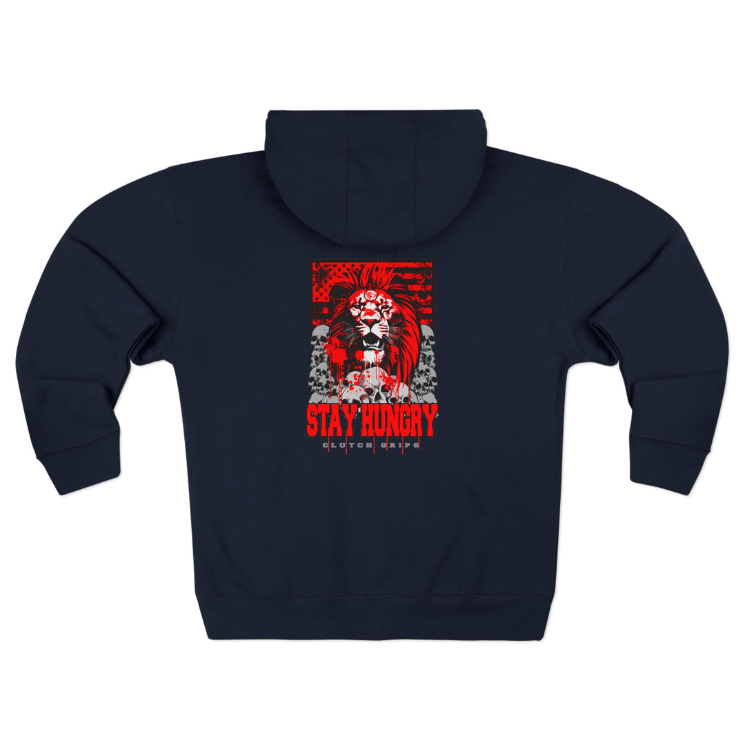 CG LION HEART RED BLACK/STAY HUNGRY ZIP UP