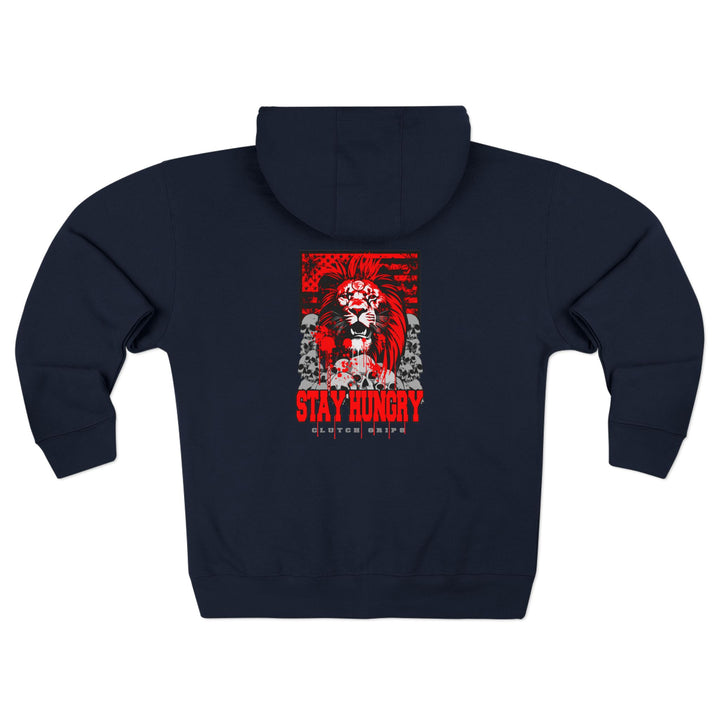 CG LION HEART RED BLACK/STAY HUNGRY ZIP UP