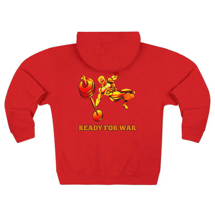 CG MAC JUMP GOLD RED /READY FOR WAR ZIP UP