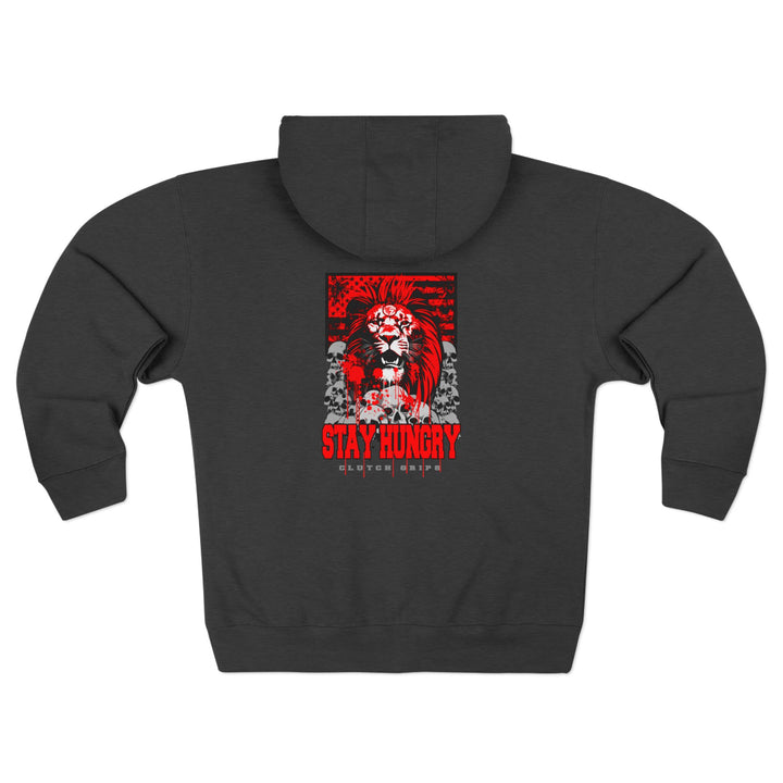 CG LION HEART RED BLACK/STAY HUNGRY ZIP UP