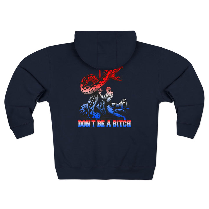 CG SERPENT SLAYER RED WHITE BLUE /DONT BE A BITCH ZIP UP