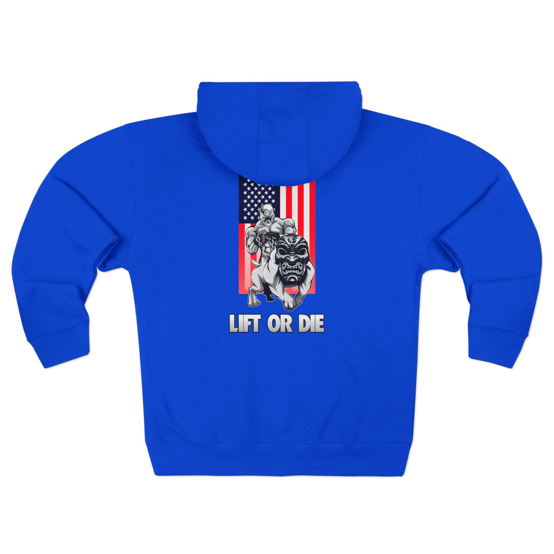 CG ANGRY DOG USA/LIFT OR DIE ZIP UP