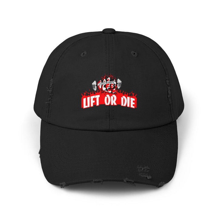 CG FIRE & FIST RED WHITE BLACK/LIFT OR DIE CAP