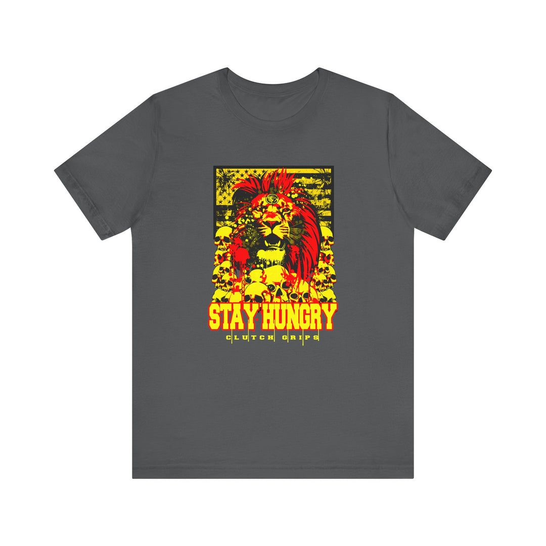 LION HEART YELLOW RED BLACK /STAY HUNGRY