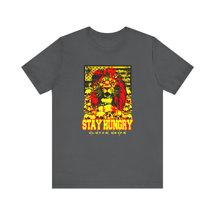 LION HEART YELLOW RED BLACK /STAY HUNGRY