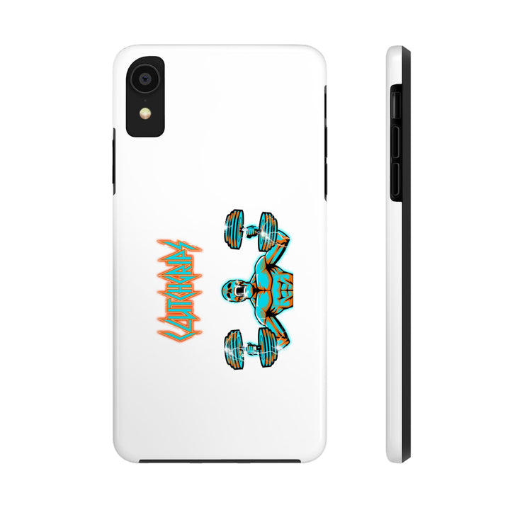 RIDE THE LIGHTNING MIAMI COLORS AQUA ORANGE PHONE CASE/CLUTCHGRIPS
