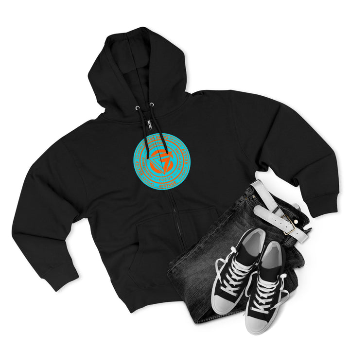 CG BIG MAC CHIEF AQUA ORANGE/CONQUER ZIP UP