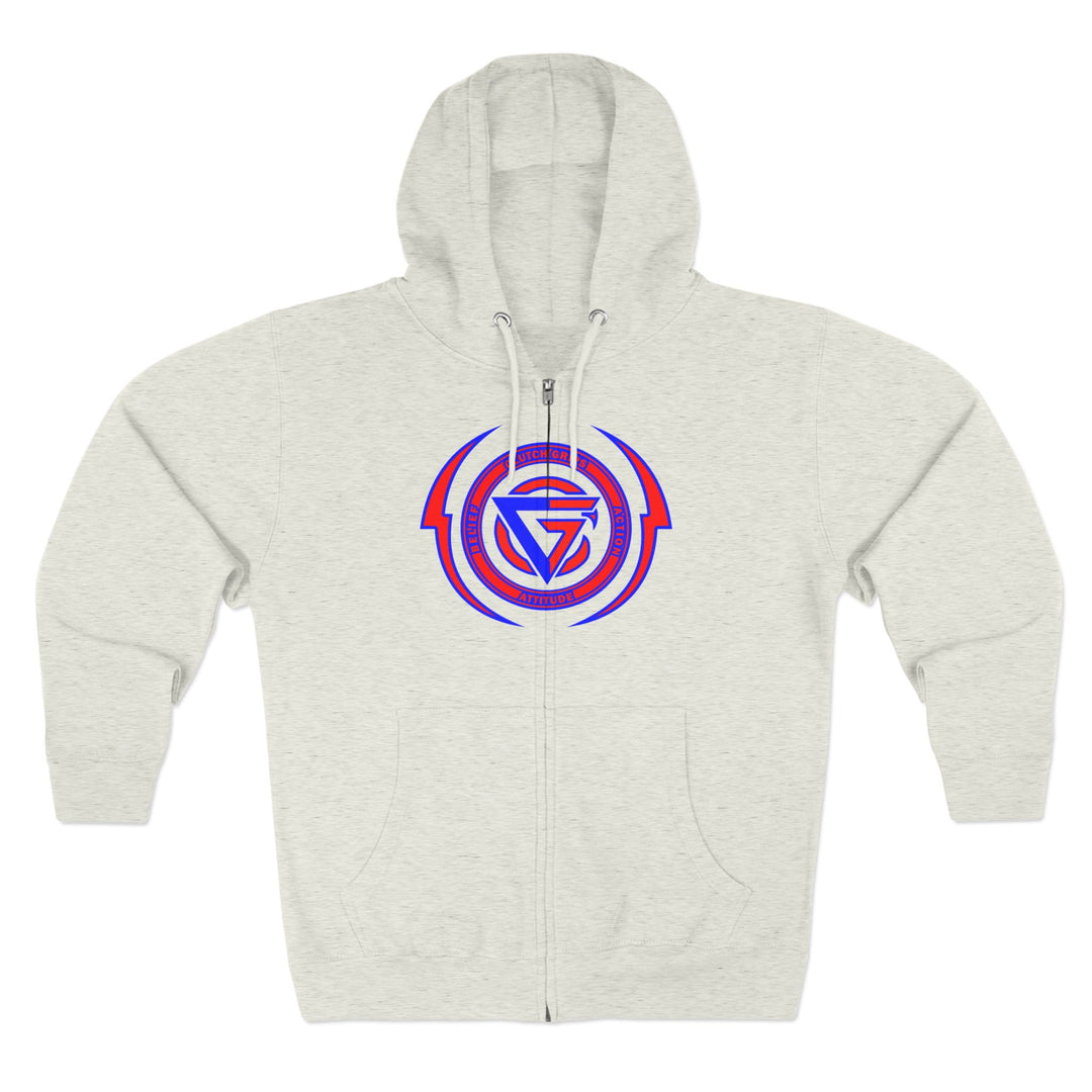 CG STAND OFF RED BLUE /AMERICAN SAVAGE ZIP UP