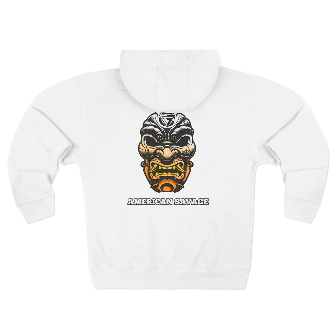 SAMURAI MAC ORANGE WHITE/AMERICAN SAVAGE ZIP UP