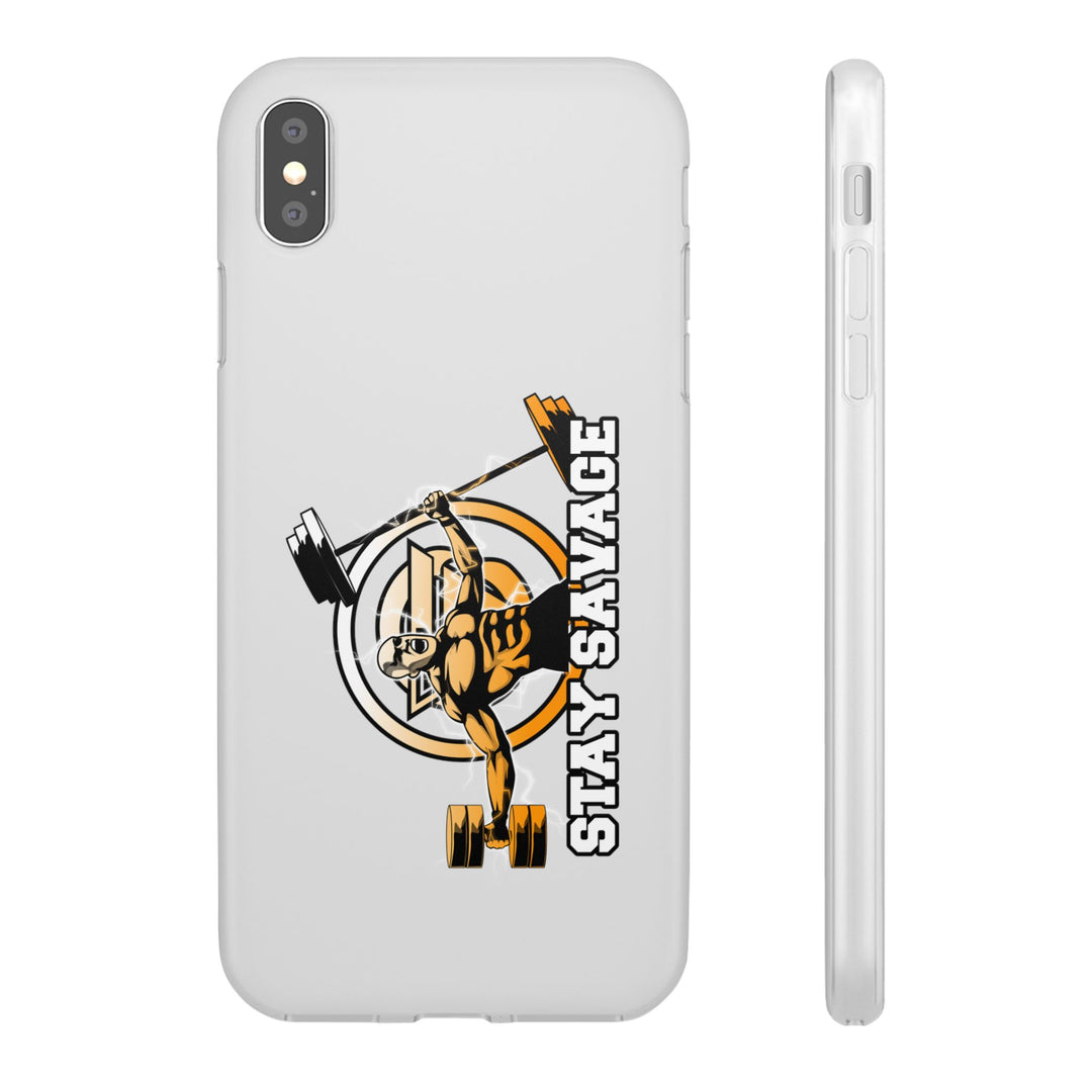SPARTAN LIFT ORANGE WHITE PHONE CASE/STAY SAVAGE