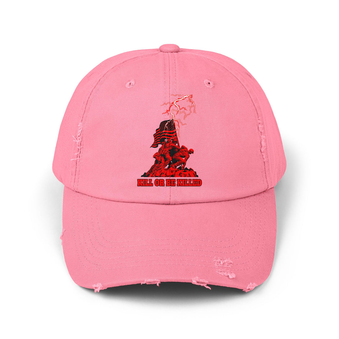 AMERICAN FREEDOM WARRIOR RED/KILL OR BE KILLED CAP