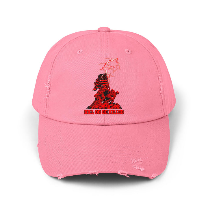 AMERICAN FREEDOM WARRIOR RED/KILL OR BE KILLED CAP