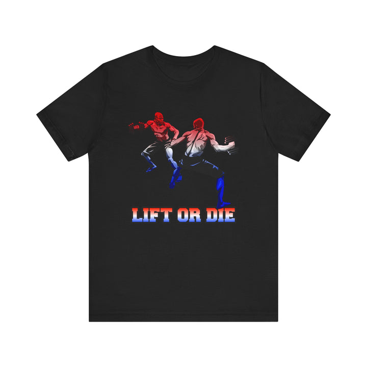 CG RED WHITE BLUE MAN VS MAN /LIFT OR DIE