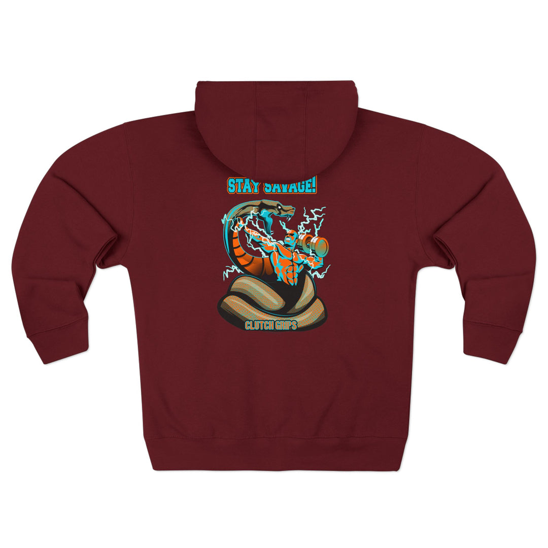 MAC VS SNAKE AQUA MIAMI DIAMOND FRONT /STAY SAVAGE ZIP UP