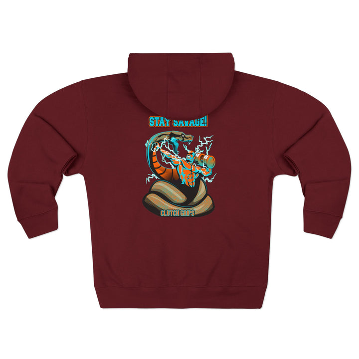 MAC VS SNAKE AQUA MIAMI DIAMOND FRONT /STAY SAVAGE ZIP UP
