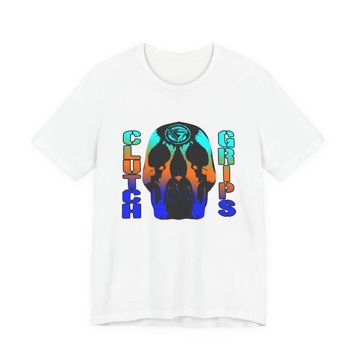 SKULLATOR BLUE ORANGE AQUA FADE/CLUTCHGRIPS