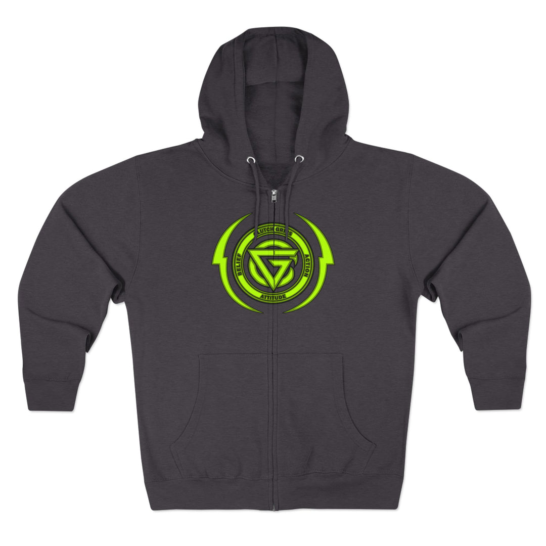 CG MAC BRAVE HYPER GREEN/LIFT OR DIE ZIP UP