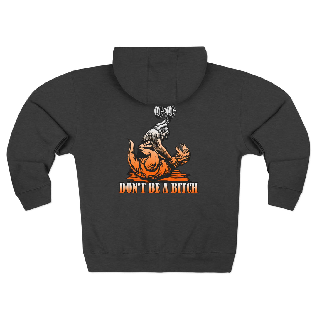 CG APE VS ZILLA ORANGE WHITE FADE /DONT BE A BITCH ZIP UP
