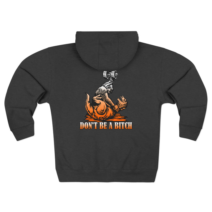 CG APE VS ZILLA ORANGE WHITE FADE /DONT BE A BITCH ZIP UP