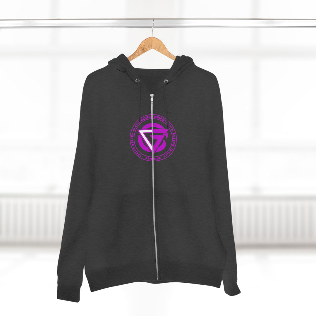 CG SKULL PURPLE/LIFT OR DIE ZIP UP