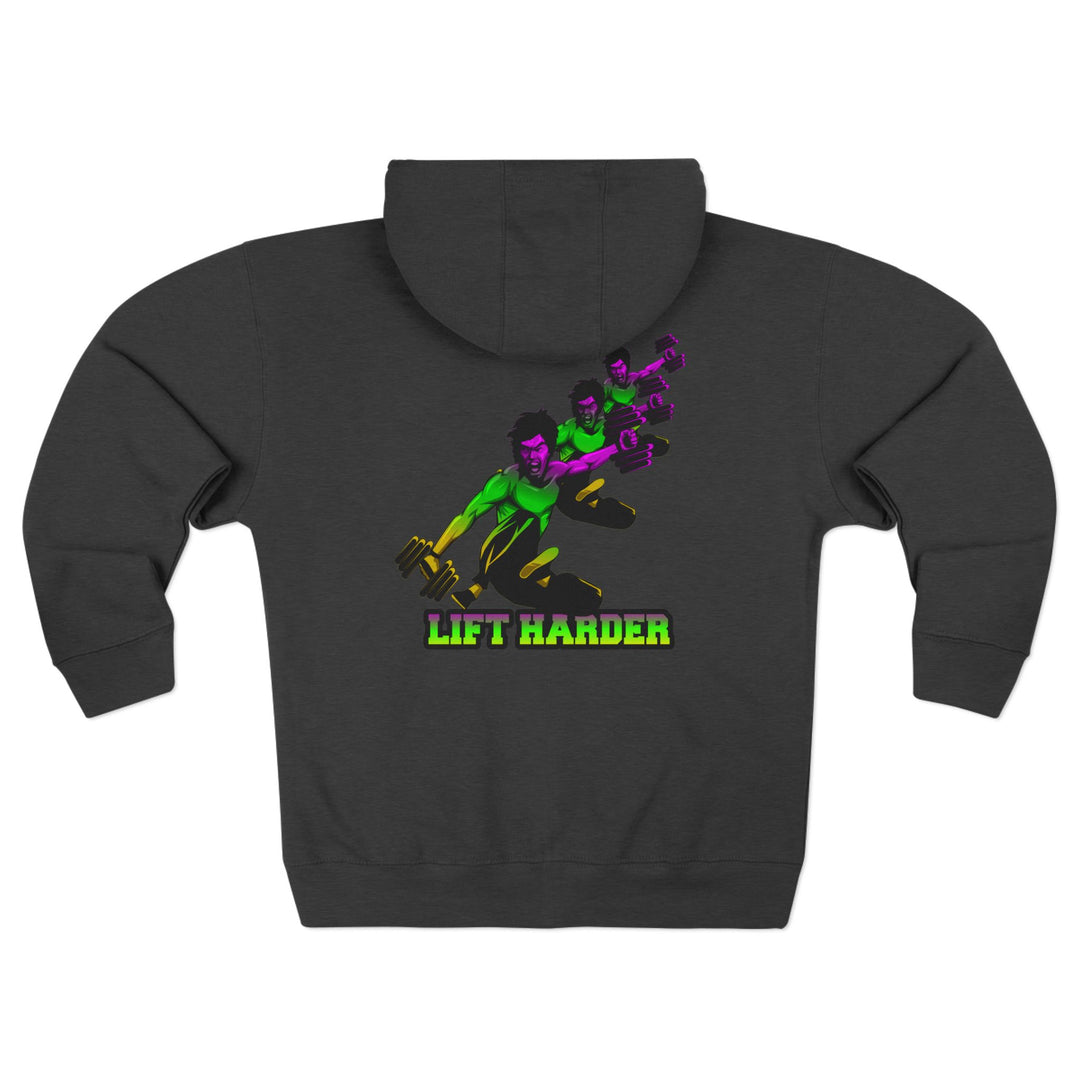 CG LIFT KICK YELLOW GREEN PURPLE/LIFT HARDER ZIP UP