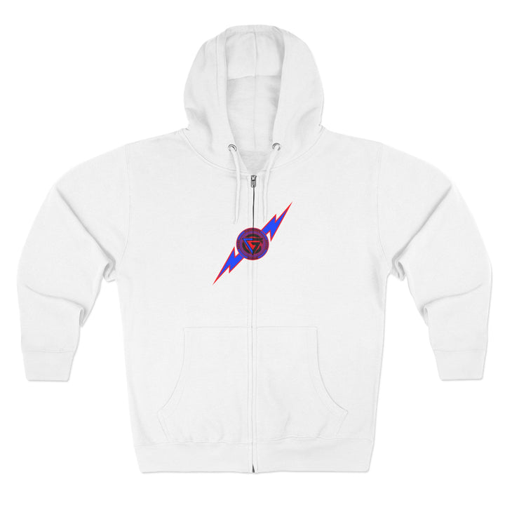 CG LION HEART RED WHITE BLUE /FIGHT FOR IT ZIP UP