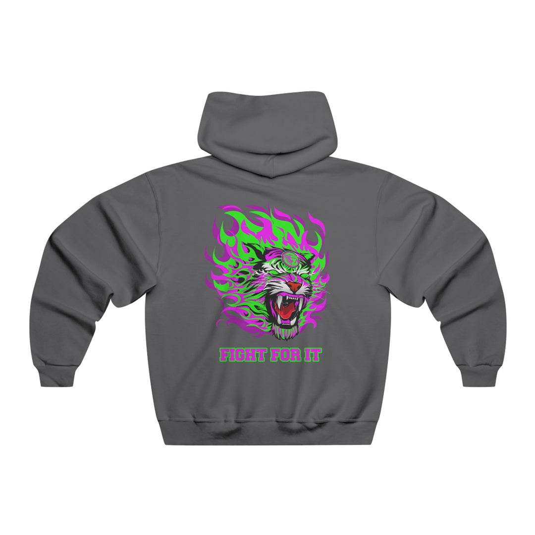 TIGER FLAME PURPLE/GREEN FIGHT FOR IT