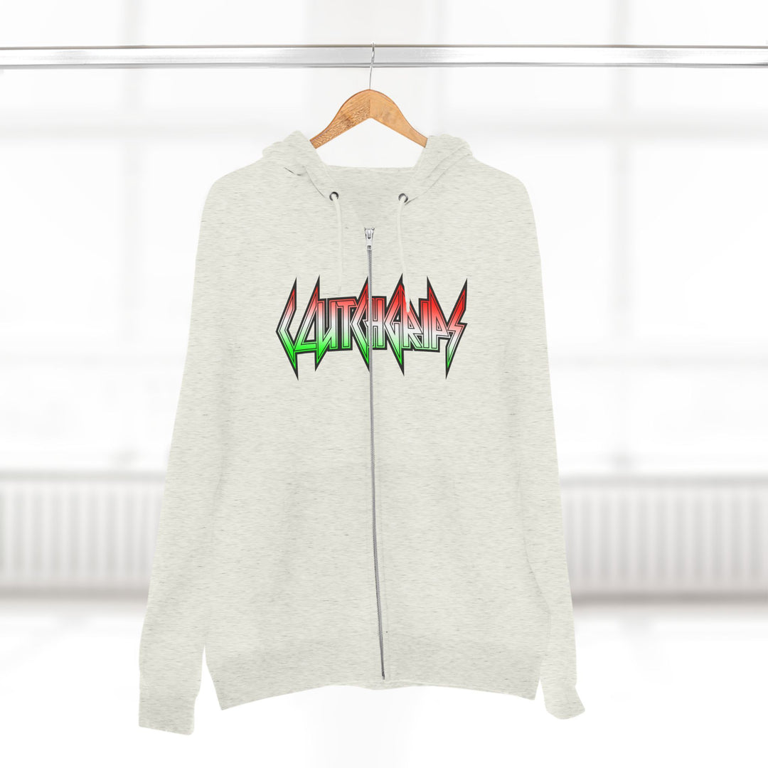 SKULLATOR SGL BELL DRAGON TIGER RED WHITE GREEN FADE/READY FOR WAR ZIP UP