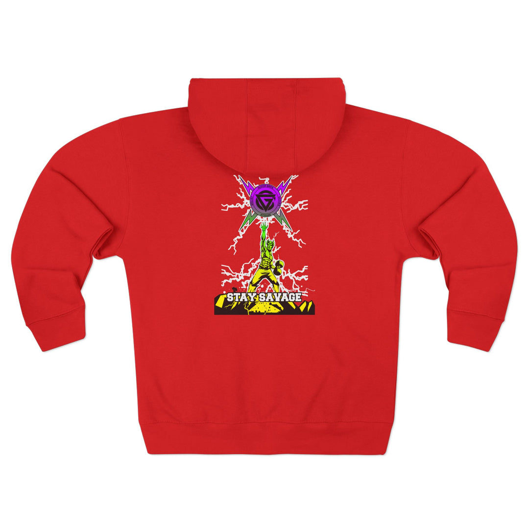 CG LIGHTNING KING YELLOW GREEN PURPLE /STAY SAVAGE ZIP UP
