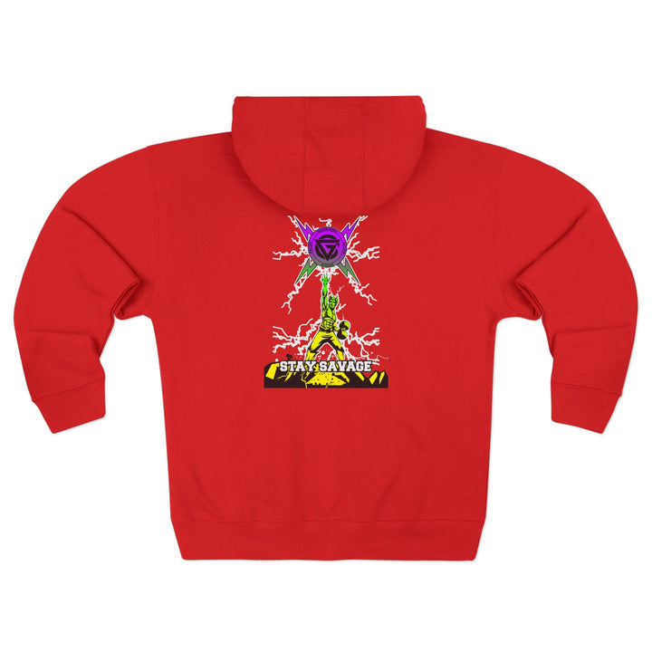 CG LIGHTNING KING YELLOW GREEN PURPLE /STAY SAVAGE ZIP UP