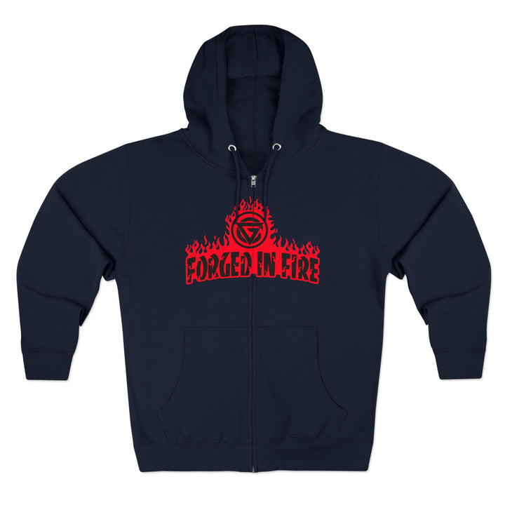 CG FINAL BOSS RED/LIFT OR DIE ZIP UP