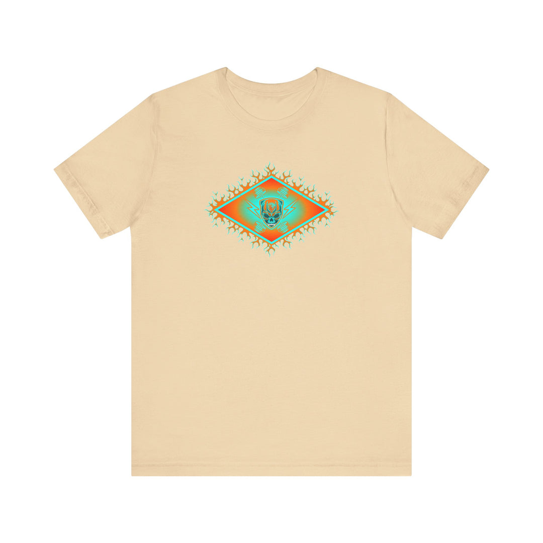 MIAMI AQUA ORANGE DIAMOND SKULLATOR DOUBLE BELL