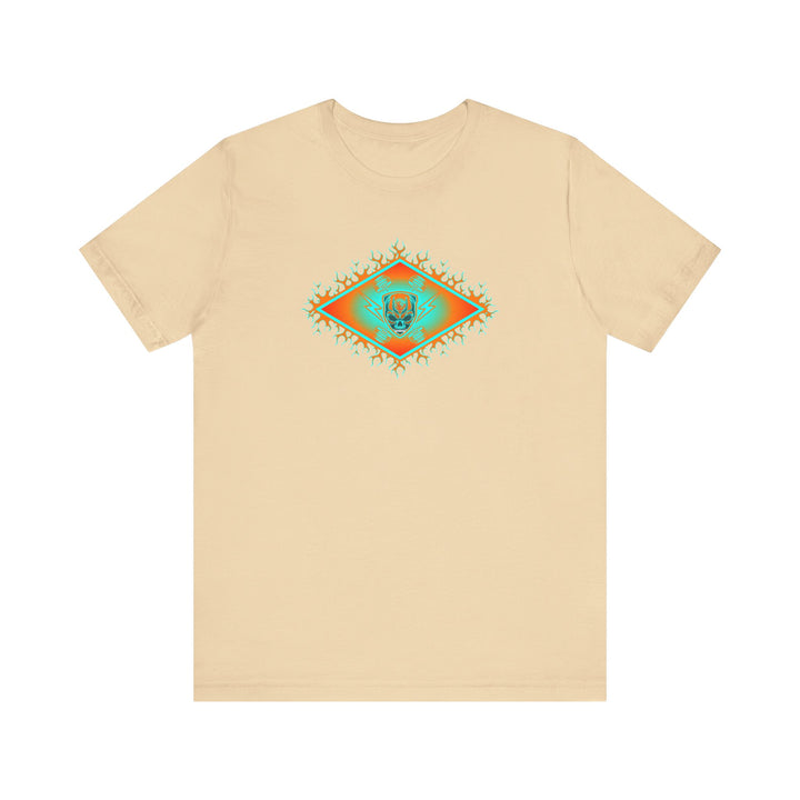 MIAMI AQUA ORANGE DIAMOND SKULLATOR DOUBLE BELL