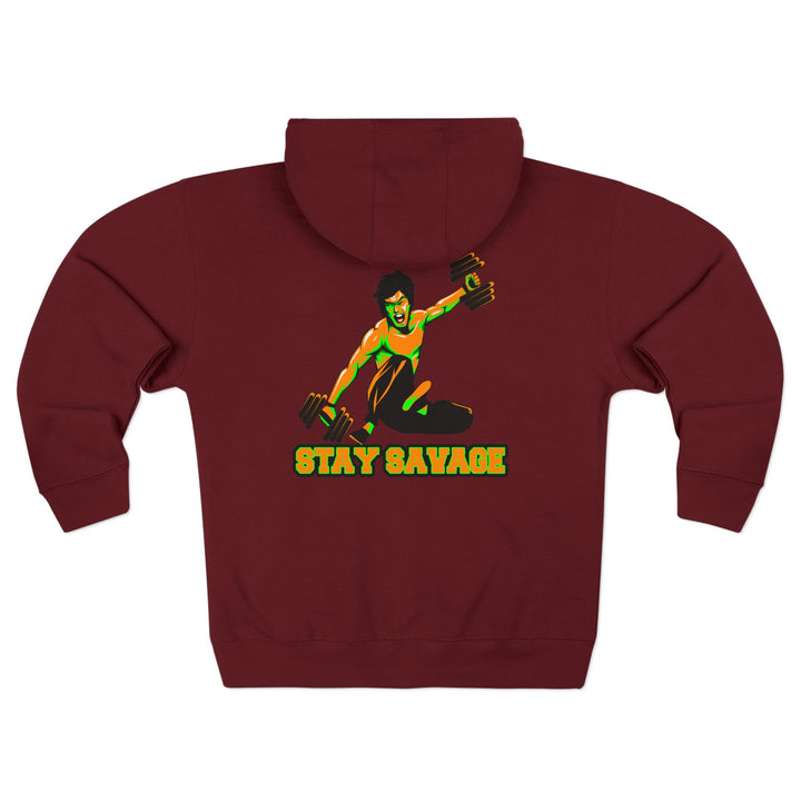 CG LIFT KICK ORANGE GREEN FADE/STAY SAVAGE ZIP UP