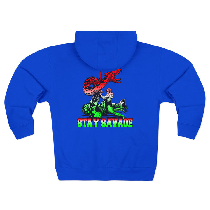 CG SERPENT SLAYER RED WHITE GREEN FADE /STAY SAVAGE ZIP UP