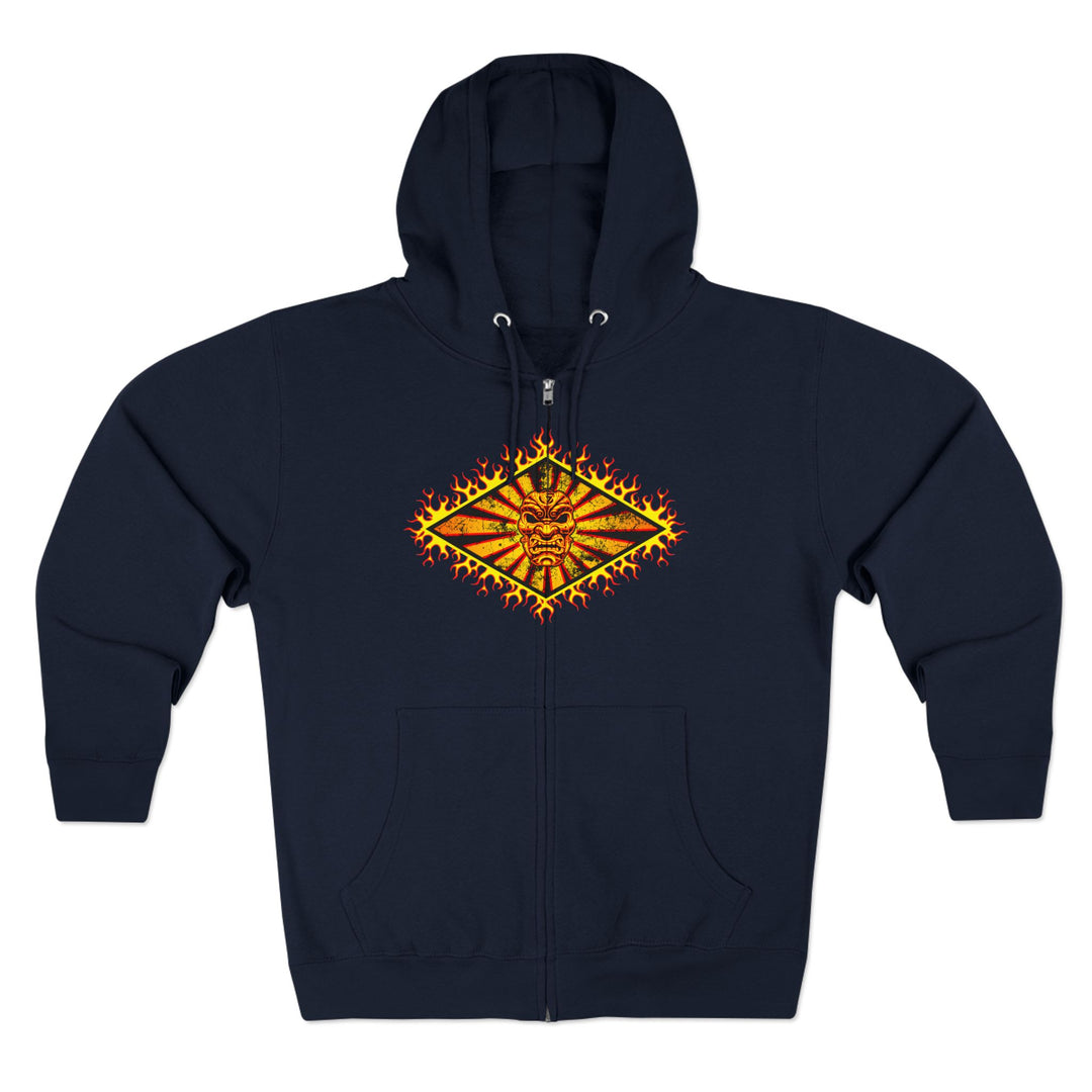 CG ANGRY DOG GOLD RED DIAMOND/AMERICAN SAVAGE ZIP UP