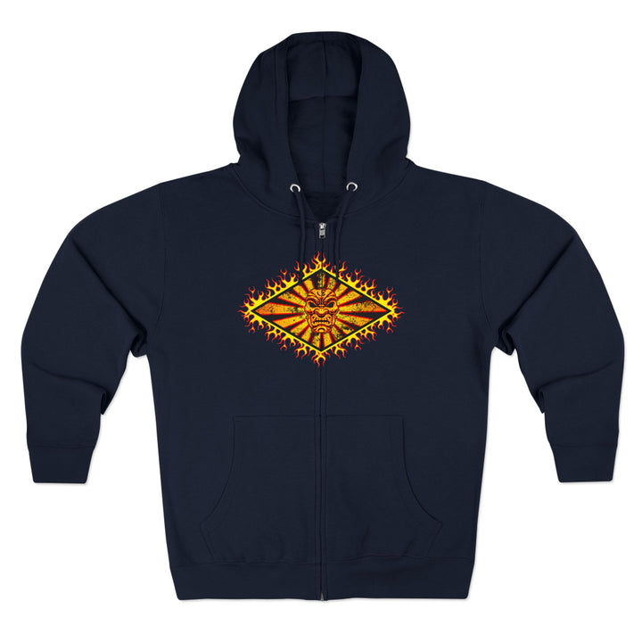 CG ANGRY DOG GOLD RED DIAMOND/AMERICAN SAVAGE ZIP UP