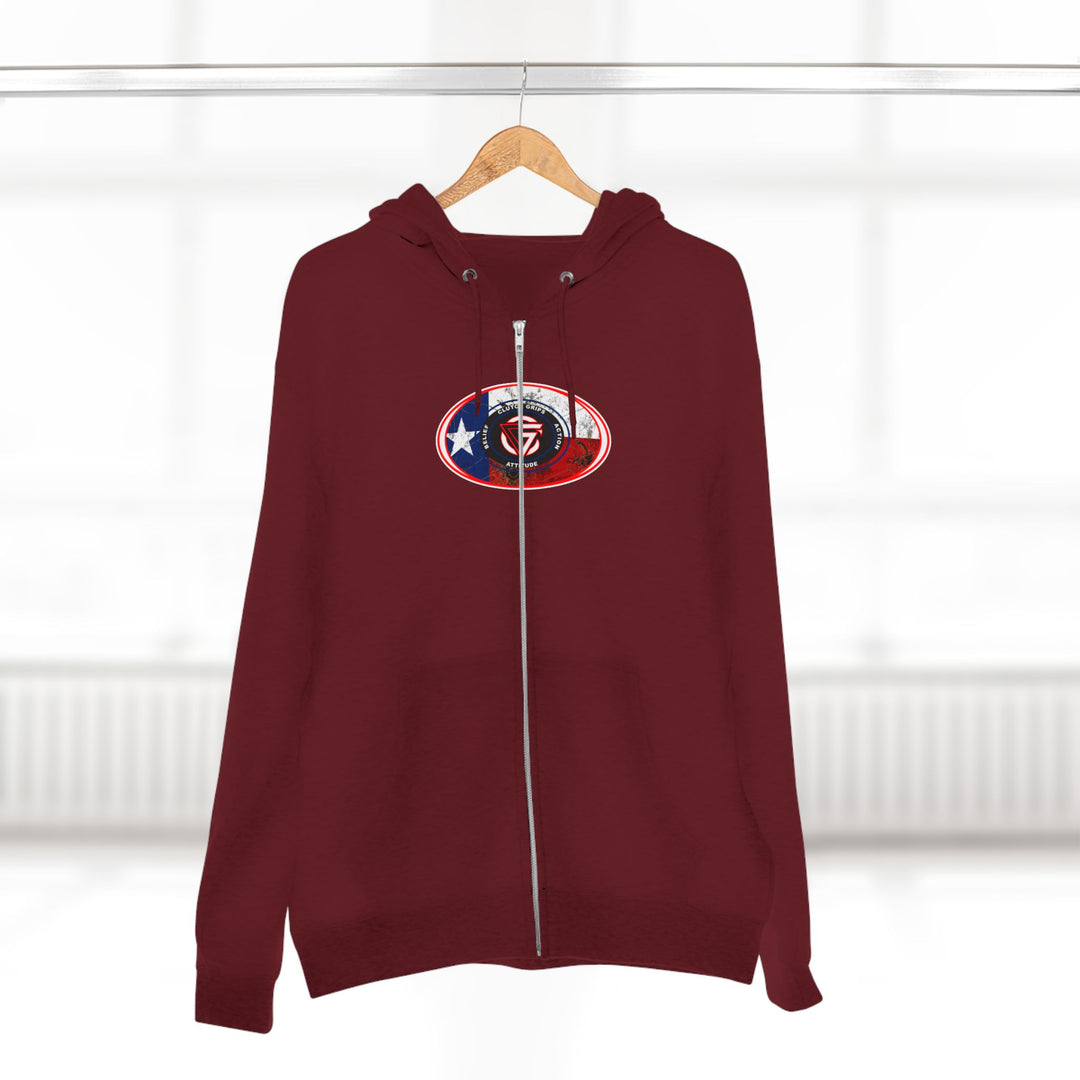 CG OUTLAW RED BLACK /TEXAS LEGEND ZIP UP