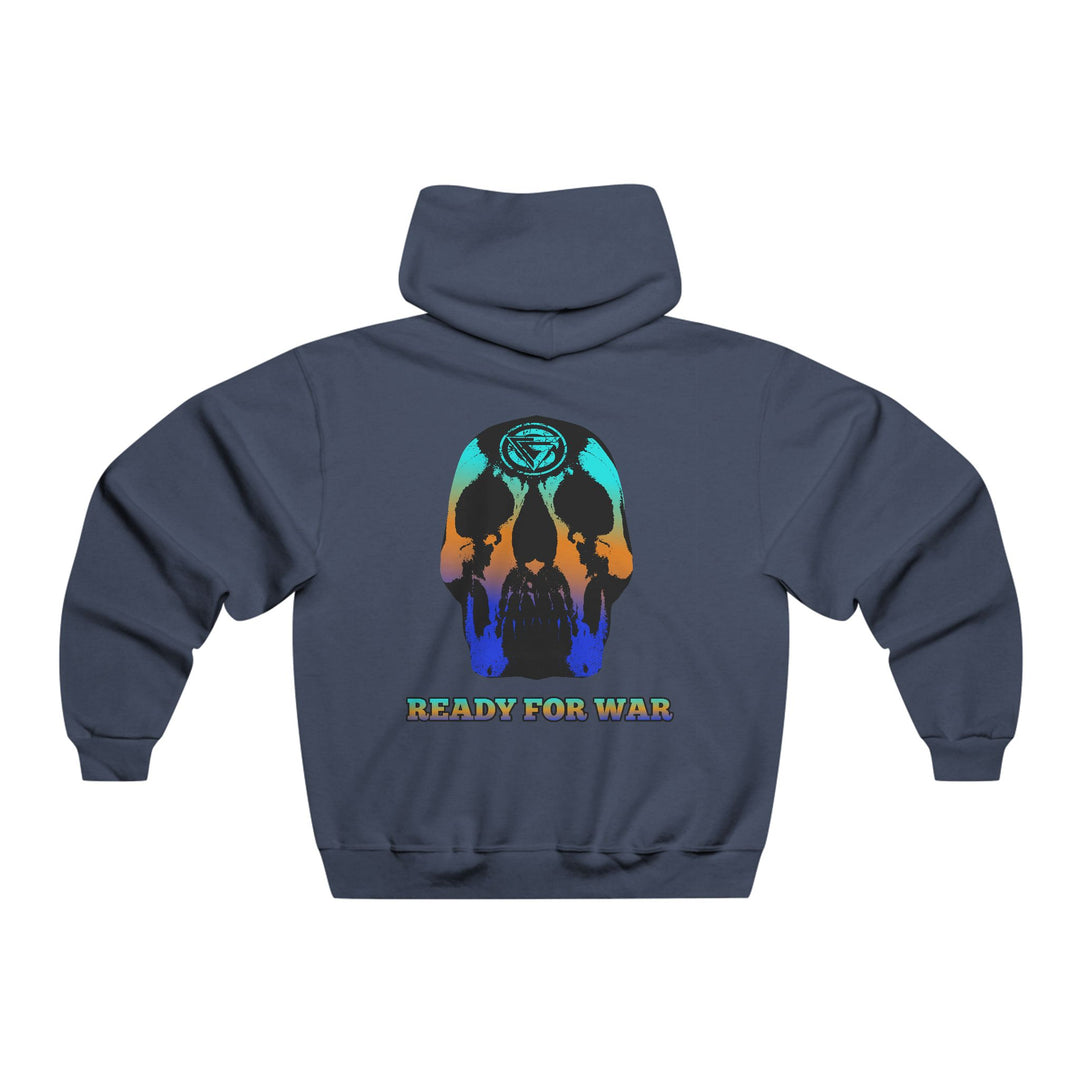 SKULLATOR-BLUE ORANGE AQUA FADE/READY FOR WAR