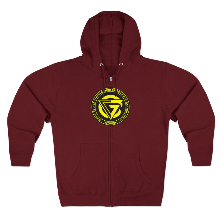 LIONHEART YELLOW BLACK /STAY SAVAGE ZIP UP