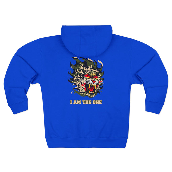 CG TIGER FLAME SAND/GREEN ARMY TIGER/I AM THE ONE ZIP UP