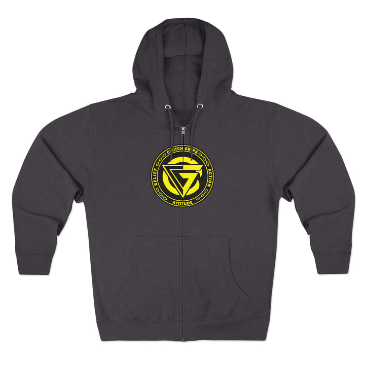 LIONHEART YELLOW BLACK /STAY SAVAGE ZIP UP