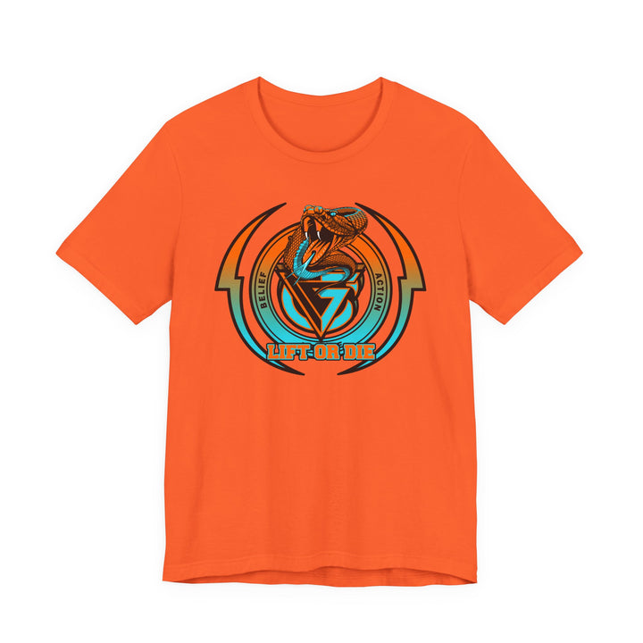 CG VIPER LOGO WITH LIGHTNING MIAMI COLORS /LIFT OR DIE