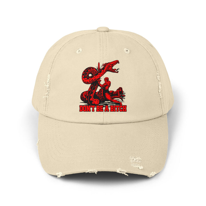 SERPENT SLAYER RED BLACK/DONT BE A BITCH CAP