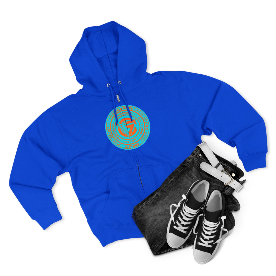 CG BIG MAC CHIEF AQUA ORANGE/CONQUER ZIP UP