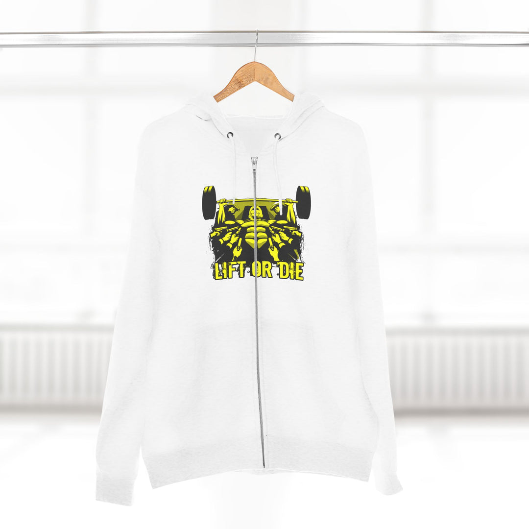CG FINAL BOSS ON PRE-WORKOUT YELLOW BLACK /LIFT OR DIE ZIP UP