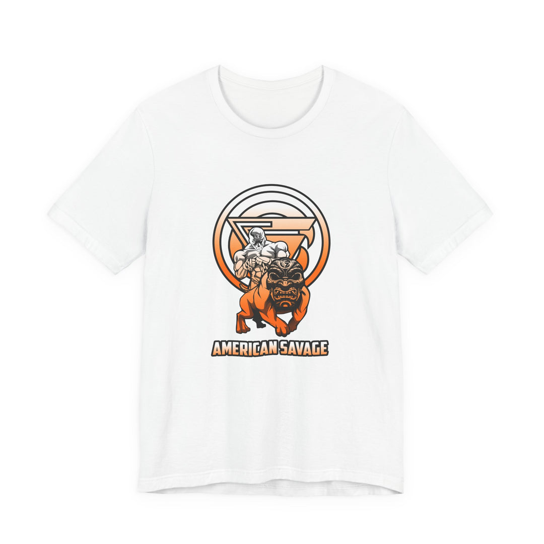 CG ANGRY DOG ORANGE WHITE FADE/AMERICAN SAVAGE