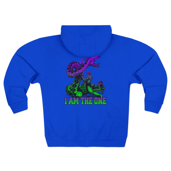 CG SERPENT SLAYER PURPLE GREEN /I AM THE ONE ZIP UP